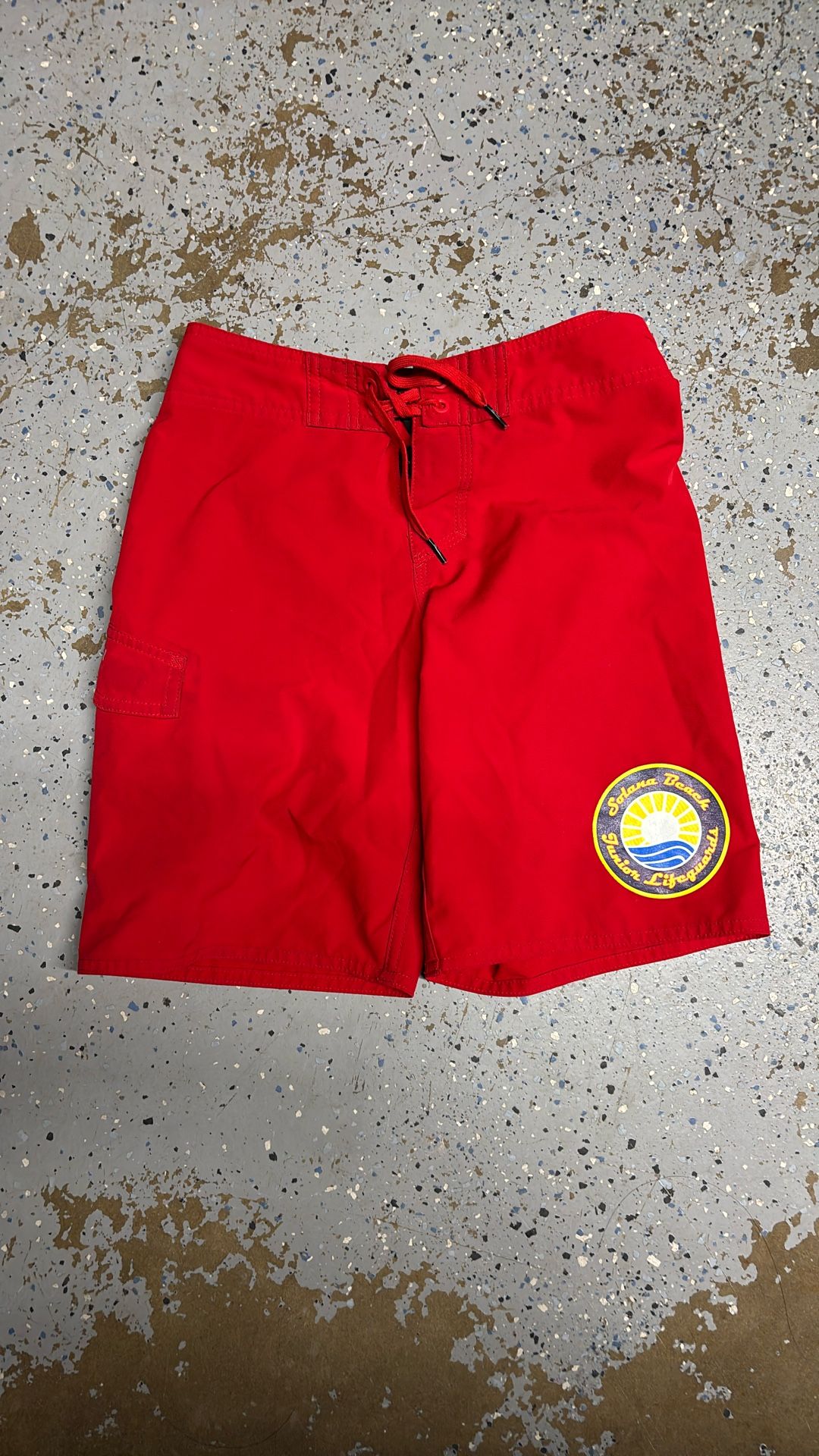 Solana Beach Junior Lifeguards Kids Boardshort Trunks Size 24