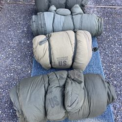 4 Military Down Slipping Bags $20 Each