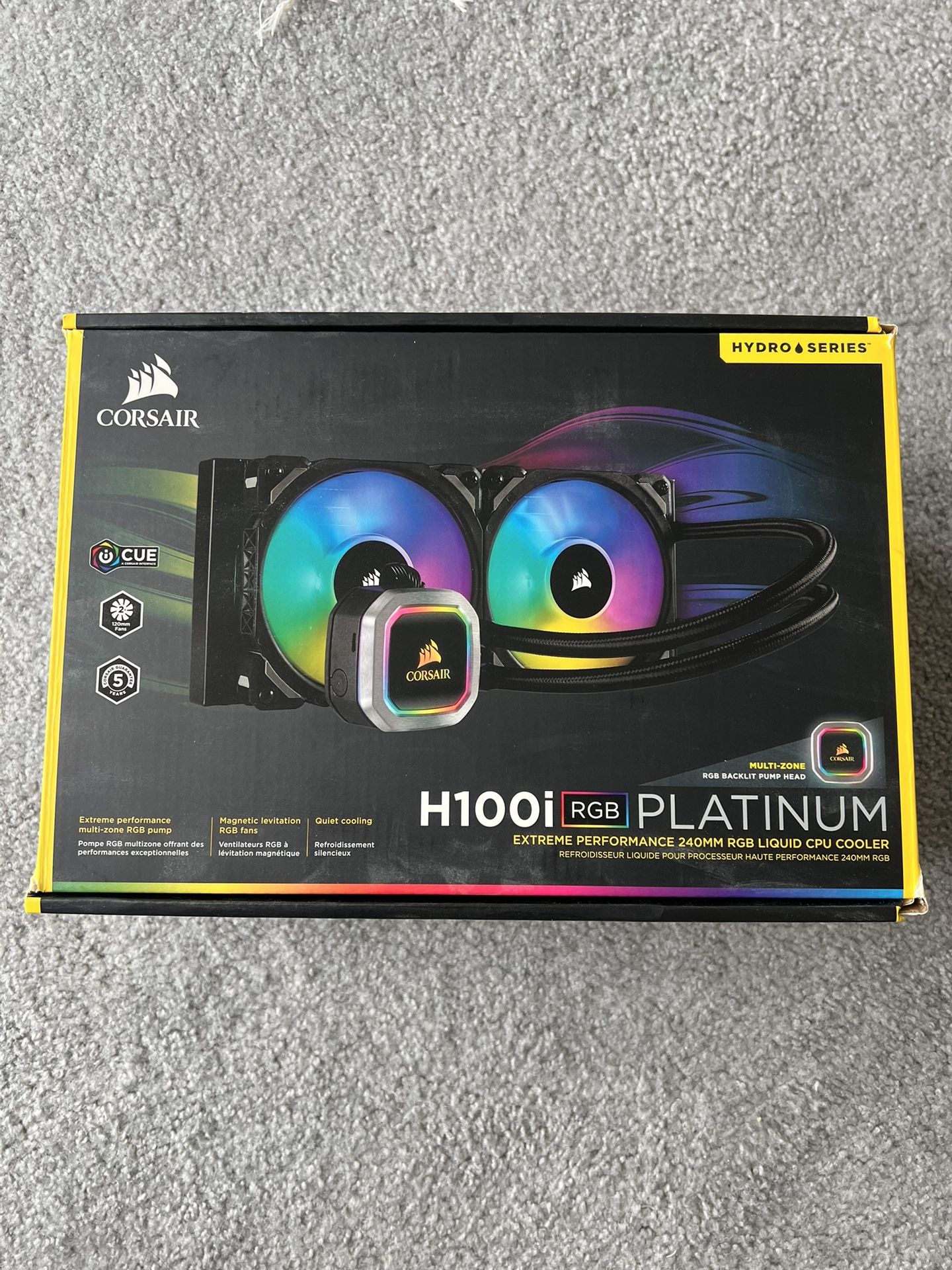 Corsair H100i platinum CPU Cooler