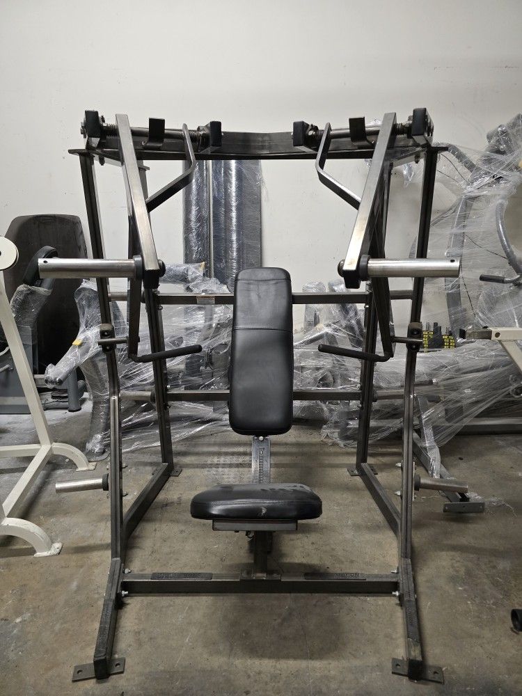 Hammer strength decline plate loaded workout gym equipment exercise fitness