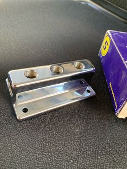 Chrome fuel block outlet
