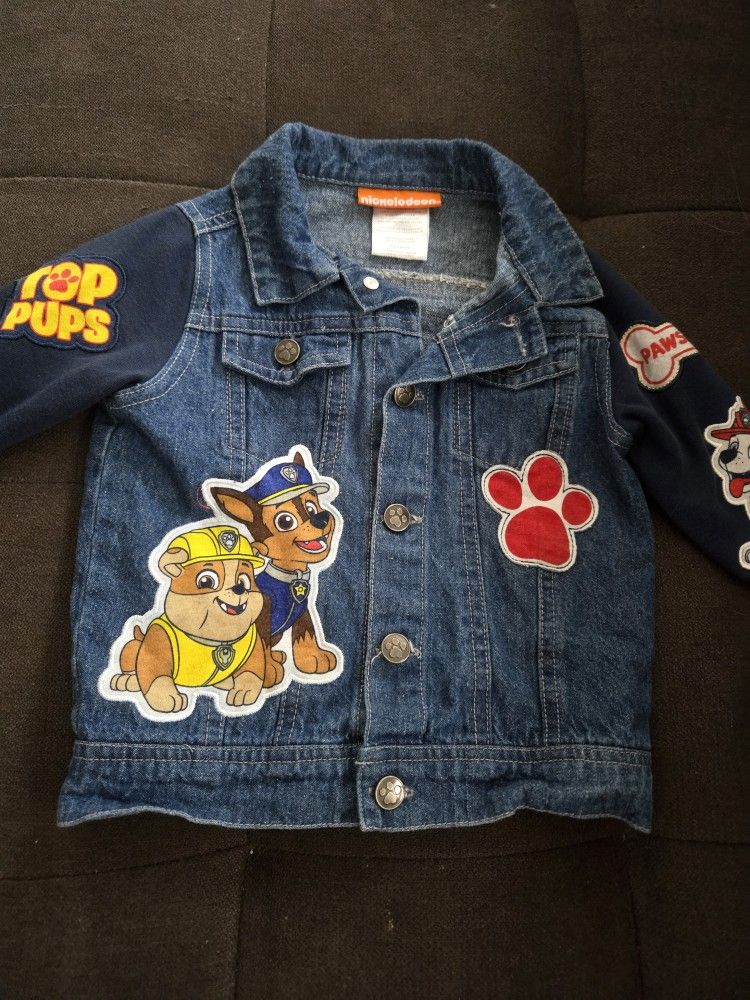 12 Month Paw Patrol Jean Jacket