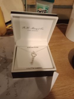 Sterling Silver Necklace With Key