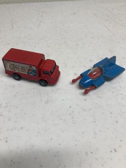 1979 Rare Corgi Supermobile And Daily Planet Van