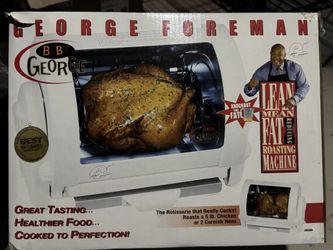 GEORGE FOREMAN: NEW, Baby George Rotisserie, 2004, never used