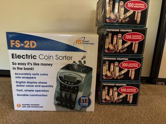 Electric coin sorter