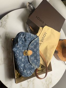 Rare Vintage Louis Vuitton Denim Mini Pleaty | Mint Condition