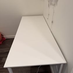 Huuger Computer Desk, 63 Inch Office Desk