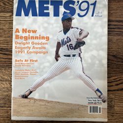 1991 New York Mets Annual Dwight Gooden Cover  RARE!