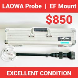 “LIKE NEW” LAOWA 24mm EF PROBE LENS w/FOCUS GEAR RING