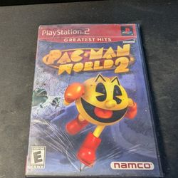 
Pac-Man World 2 Greatest Hits PS2, Case, Manual, Disc Works