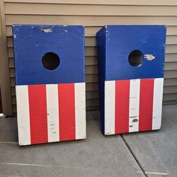 Cornhole Boxes With Bags