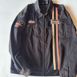Mens Sz XL Harley-Davidson Racing Performance Zip Up Jacket.