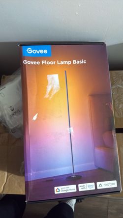 Govee RGBIC Floor Lamp Basic, 1000lm LED Corner Lamp, Blue Works with Alexa, Smart Modern Floor Lamp with Music Sync and Color Changing Standing Lamp 