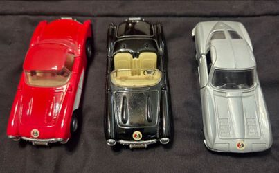 3 Maisto Chevrolet Corvette Diecast Cars – 1957 & 1963 – $30