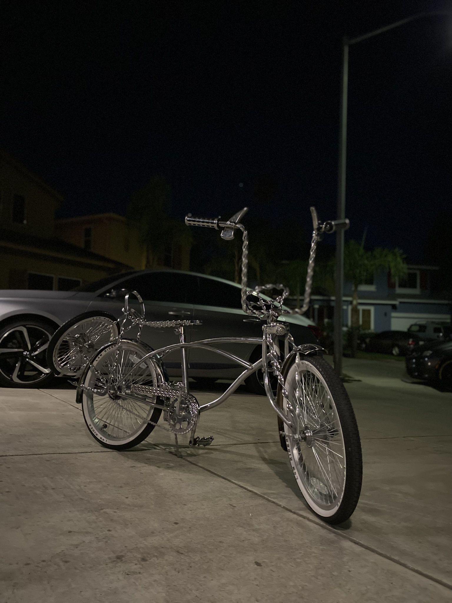 20 Inch Lowrider Bike (Chrome)