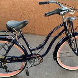Schwinn Baywood Women's Cruiser 26 In. Bicycle, Navy Blue