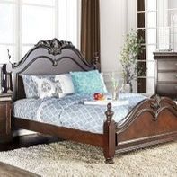 Cherry Wood Post Bed  - Traditional Style Bed