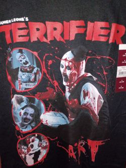 Terrifier Damien Leones Back T-shirt New/with Tags