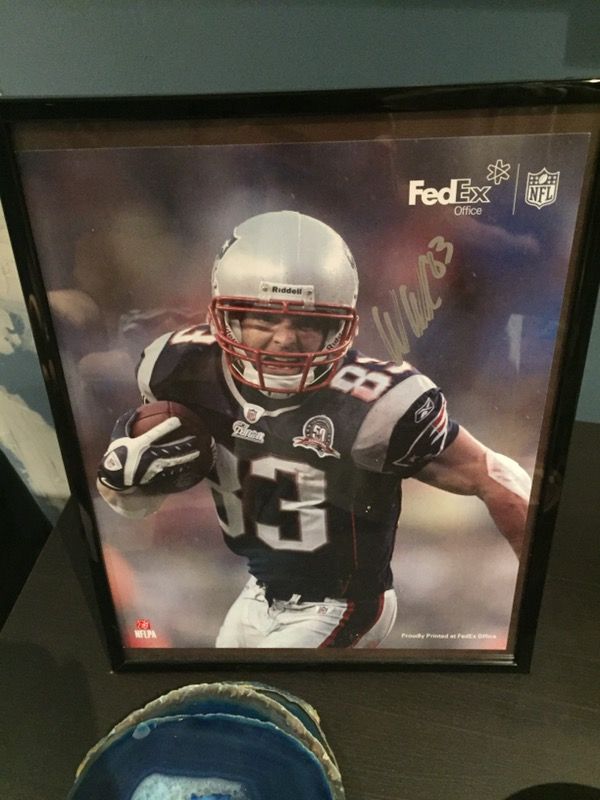 Wes walker signed framed