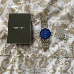 Armitron Men's 20/4952 Diamond Dial Bracelet Watch