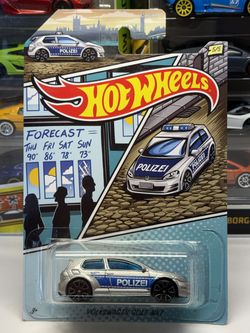 🇩🇪 HOT WHEELS 2019 - Police VW Volkswagen Golf MK7 - Walmart Exclusive 5/5 - 1:64