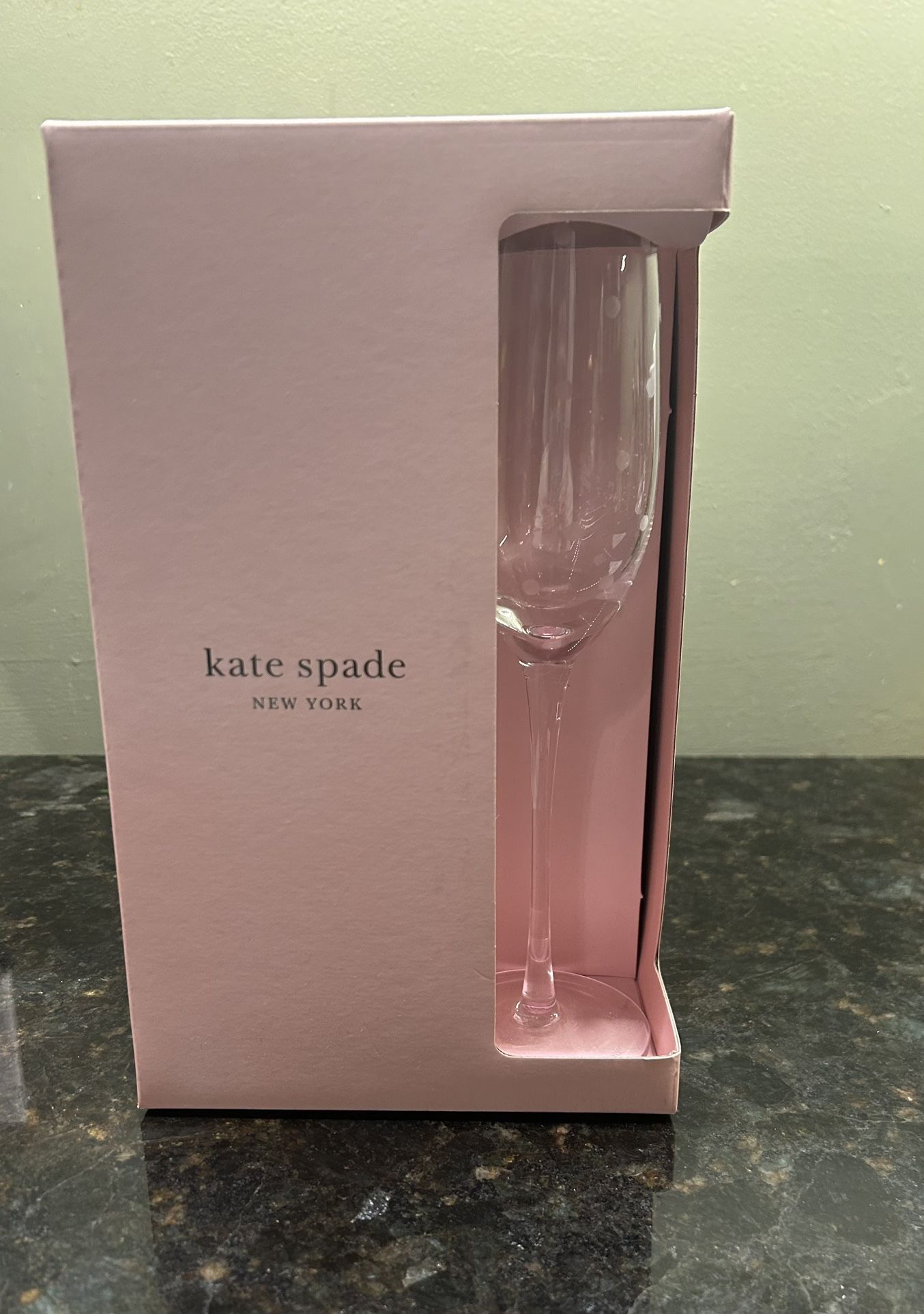 Lenox Kate Spade Larabee Dot Champagne Flutes