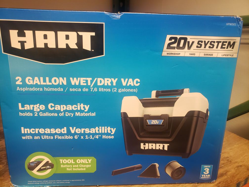Hart Wet/Dry Vacuum