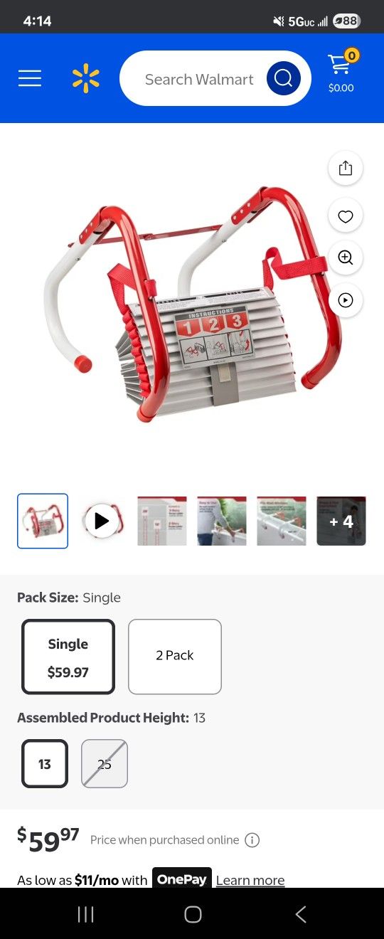 2nd Story Emergency Ladder