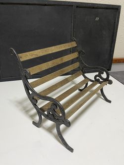 Vintage Doll bench/ Decor