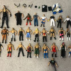 29 Flawless WWE figures Including Multiple Cena’s, Batista, HBK- All Of The Big Names.