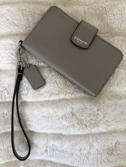 COACH phone holder/wallet wristlet