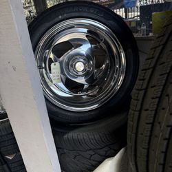17x11 RESTO MOD WHEELS 5x5 + Tires 315-35-17 (4) OBS C-10 C10-WE FINANCE NO CREDIT OK