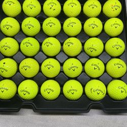 Yellow Callaway Golf Balls 30 For $20