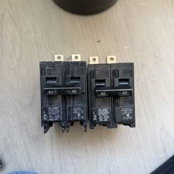 40 Amp 2-Pole Breakers – Bolt-On Style (Commercial Grade)