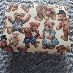 Cute Teddy Bear Foot Stool 