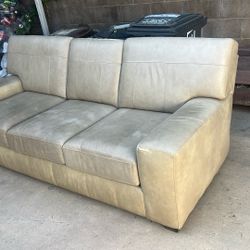 Leather couch