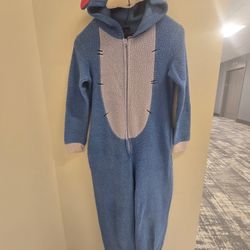 Disney - Eeyore Womens Sleepwear Winnie the Pooh One Piece Zipup Small (4-6) Costume