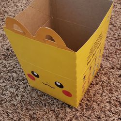 Mcdonald's Pokemon (Pikachu) Happy Meal Box