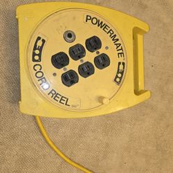 20 Foot Roll Up Extention Power Cord Reel