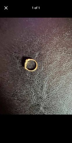 Real 10k gold baby nugget ring