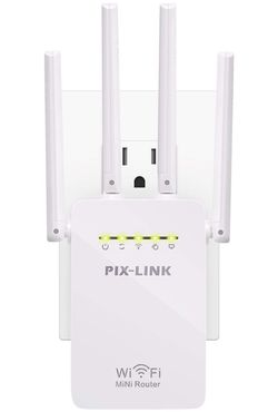 Wifi Extender 300Mbps High-speed Network Signal Booster 2.4GHz Wi-Fi Long Range Repeater with Wall Plug