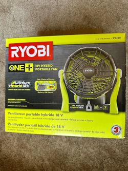 Ryobi  18V Hybrid Portable Fan