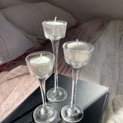 Set Of 3 Candle Holders 