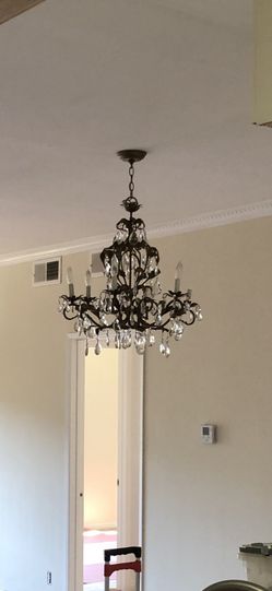 Vintage Crystal Chandelier