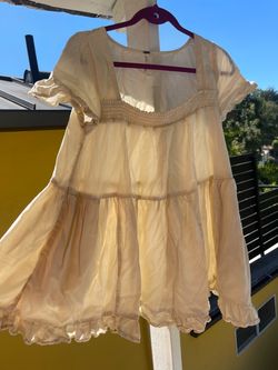 Free People Beige Dress