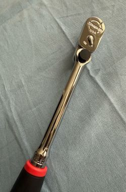 Snap-on New 3/8" Drive Dual 80® Technology Soft Grip Multiposition Head Long Handle Ratchet