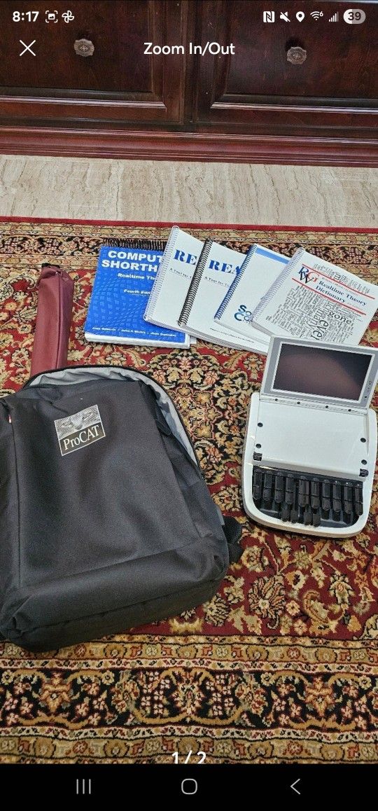 Court Reporter Steno Machine