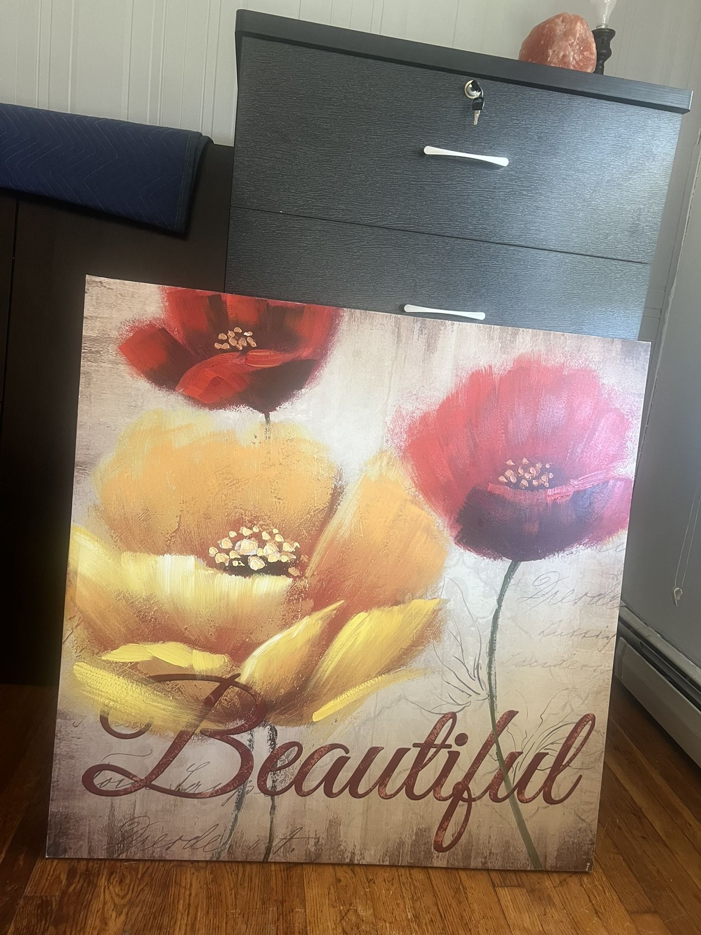 Large Canvas Flower Photo