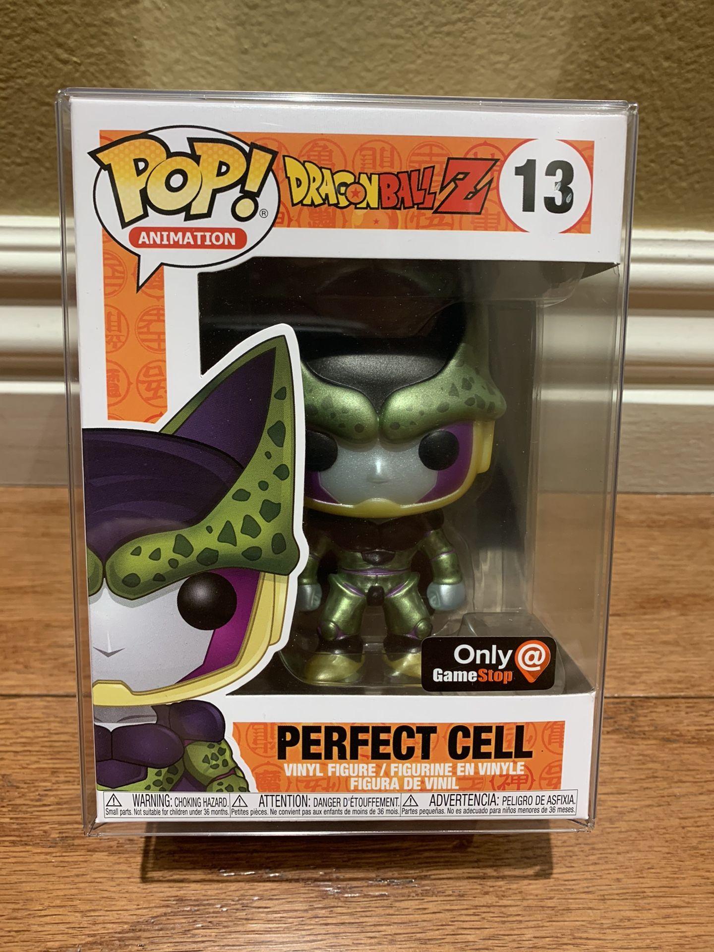 Funko Pop! Dragonball Z DBZ Metallic Perfect Cell GameStop Exclusive